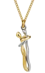 Gold Hug Necklace (With Ring) - Image 6