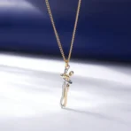 Gold Hug Necklace (With Ring) - Image 2